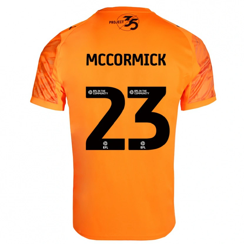 Danxen Børn Leo McCormick #23 Appelsin Sort Målmandstrøje 2025/26 Trøje T-shirt