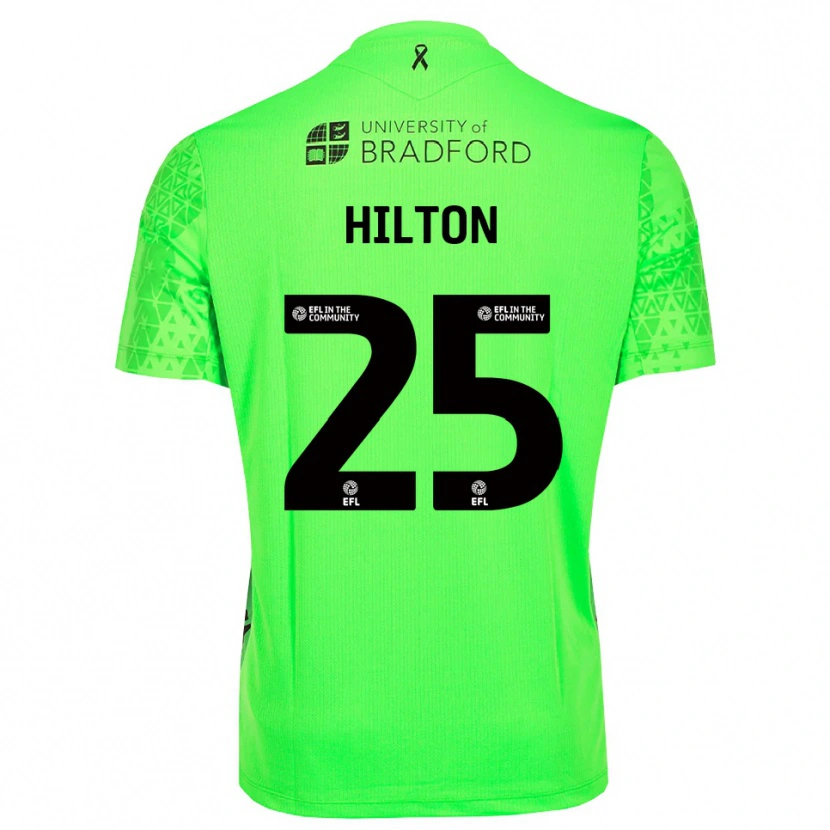 Danxen Børn Joe Hilton #25 Forårsgrøn Målmandstrøje 2025/26 Trøje T-shirt