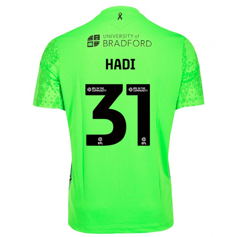 Danxen Børn Zac Hadi #31 Forårsgrøn Målmandstrøje 2025/26 Trøje T-shirt