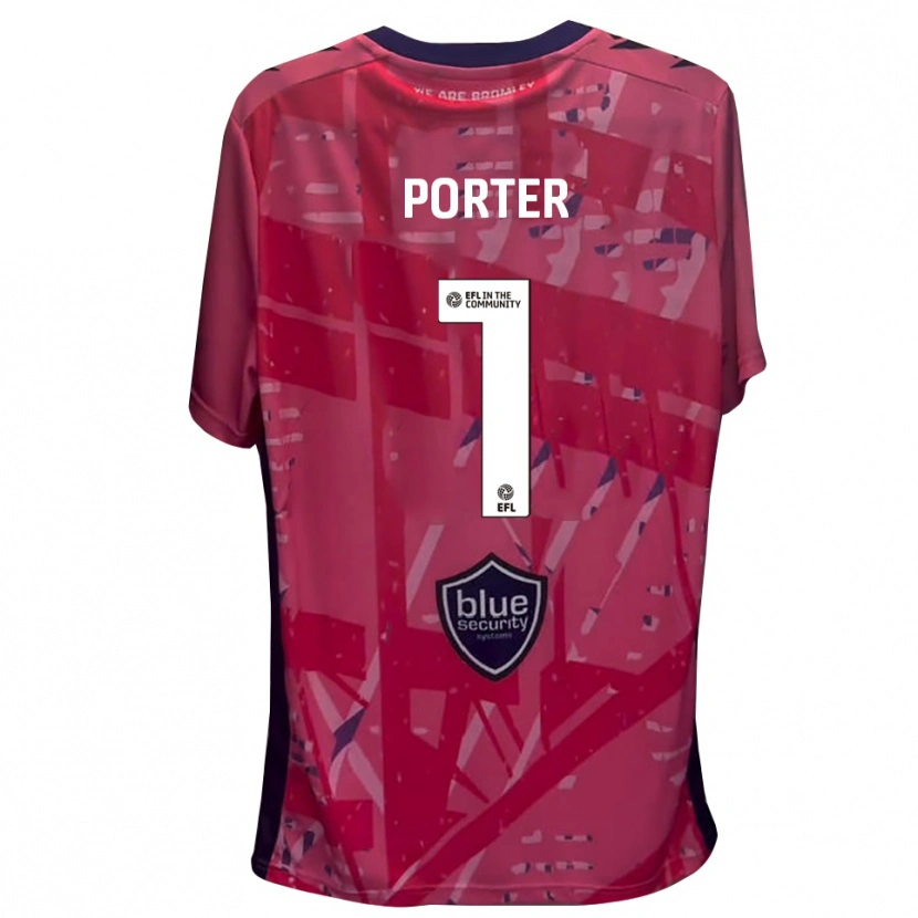 Danxen Børn George Porter #1 Pink Hvid Målmandstrøje 2025/26 Trøje T-shirt