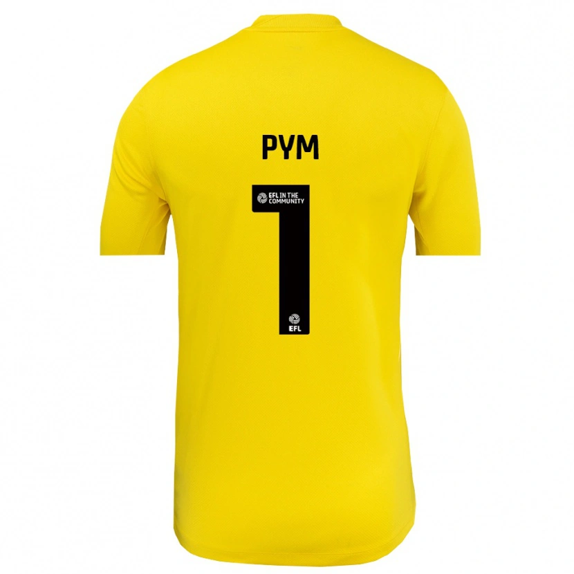 Danxen Børn Christy Pym #1 Gul Sort Målmandstrøje 2025/26 Trøje T-shirt