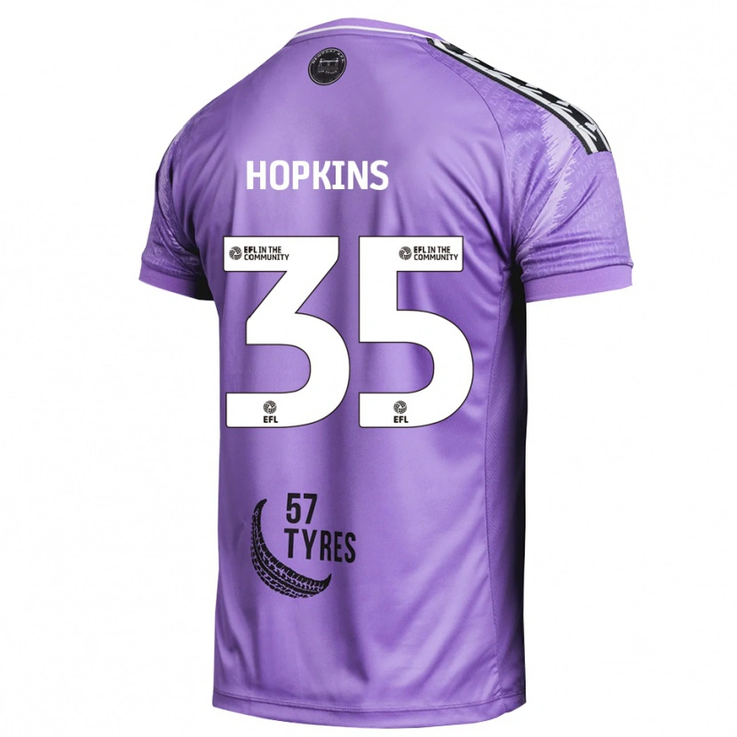 Danxen Børn Bailey Hopkins #35 Lys Lilla Målmandstrøje 2025/26 Trøje T-shirt