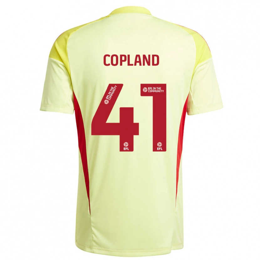 Danxen Børn Jack Copland #41 Bleg Gul Målmandstrøje 2025/26 Trøje T-shirt