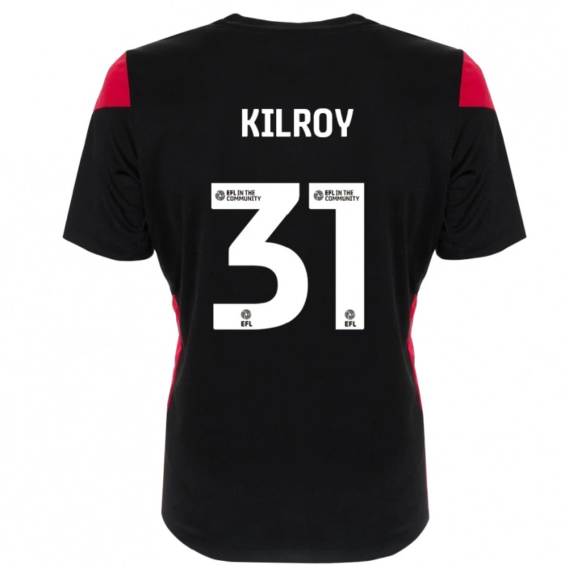 Danxen Børn Jenson Kilroy #31 Sort Hvid Målmandstrøje 2025/26 Trøje T-shirt