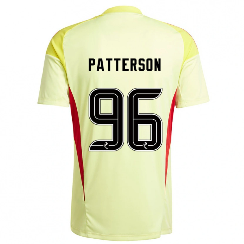 Danxen Børn Cameron Patterson #96 Gul Rød Målmandstrøje 2025/26 Trøje T-shirt
