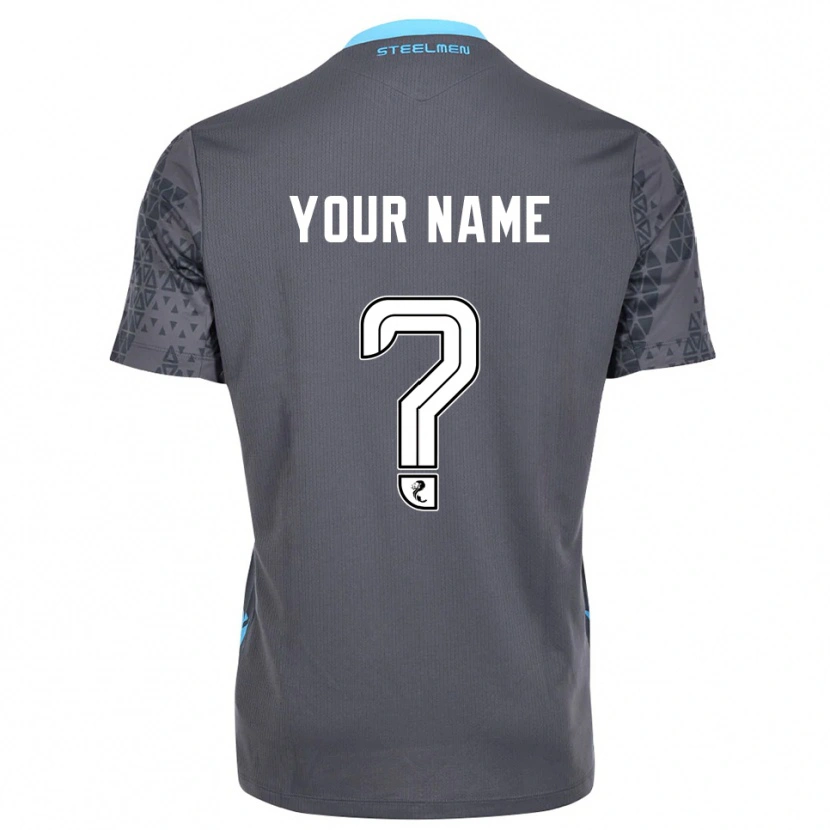 Danxen Børn Motherwell FC Grå Hvid Målmandstrøje 2025/26 Trøje T-shirt