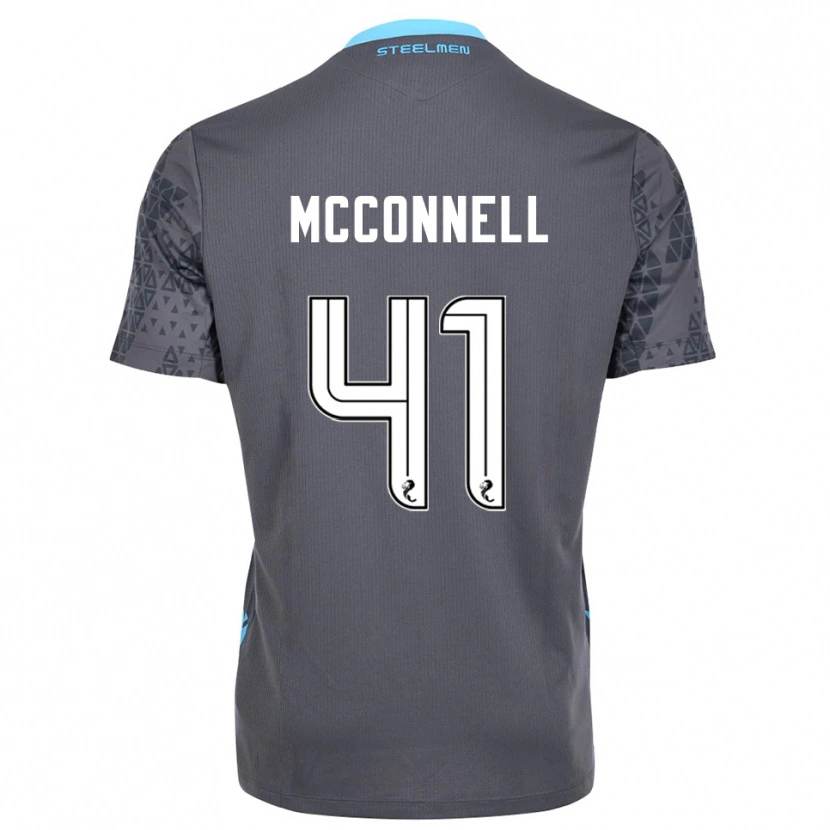 Danxen Børn Jack McConnell #41 Grå Hvid Målmandstrøje 2025/26 Trøje T-shirt