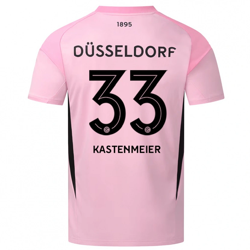 Danxen Børn Florian Kastenmeier #33 Pink Sort Målmandstrøje 2025/26 Trøje T-shirt