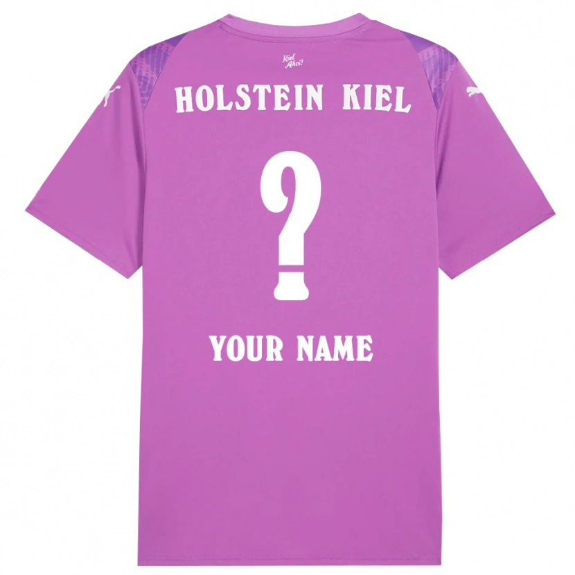 Danxen Børn Holstein Kiel Lilla Hvid Målmandstrøje 2025/26 Trøje T-shirt