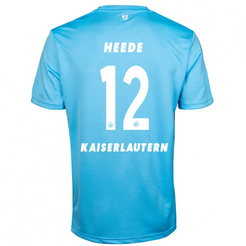 Danxen Børn Jannis Heede #12 Lyseblå Hvid Målmandstrøje 2025/26 Trøje T-shirt