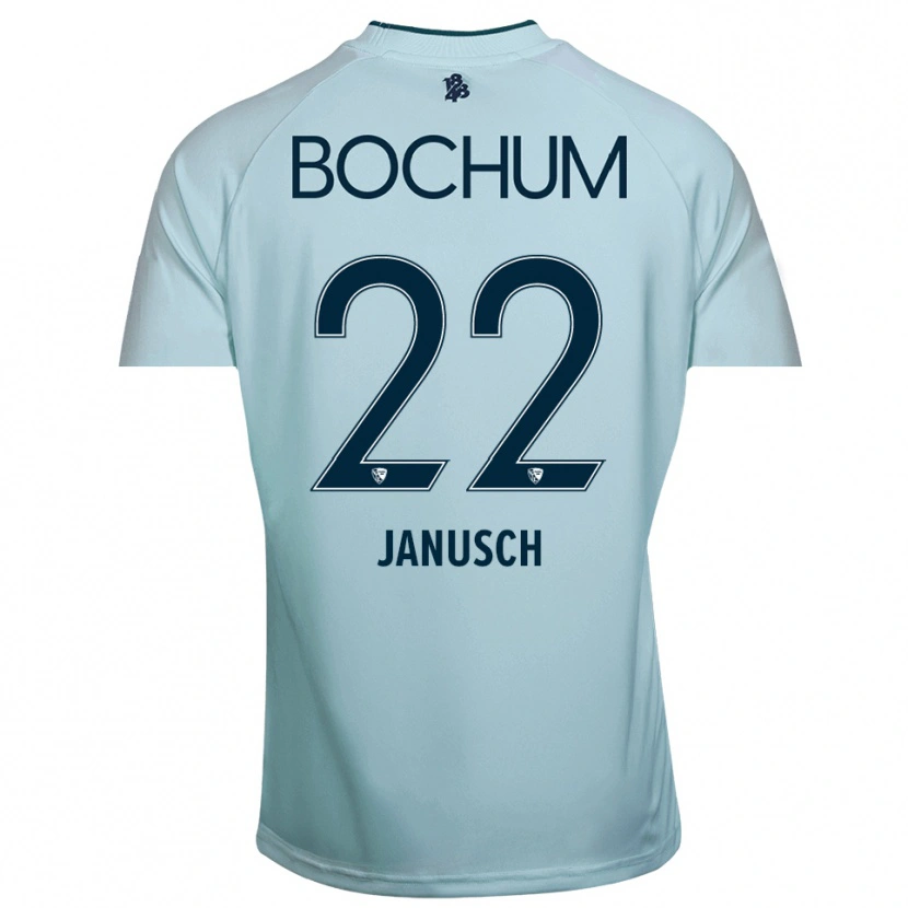 Danxen Børn Thees Janusch #22 Cyan-Blå Målmandstrøje 2025/26 Trøje T-shirt