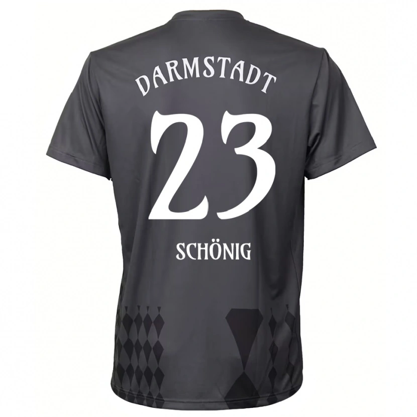Danxen Børn Mauritius Schönig #23 Mørkegrå Målmandstrøje 2025/26 Trøje T-shirt