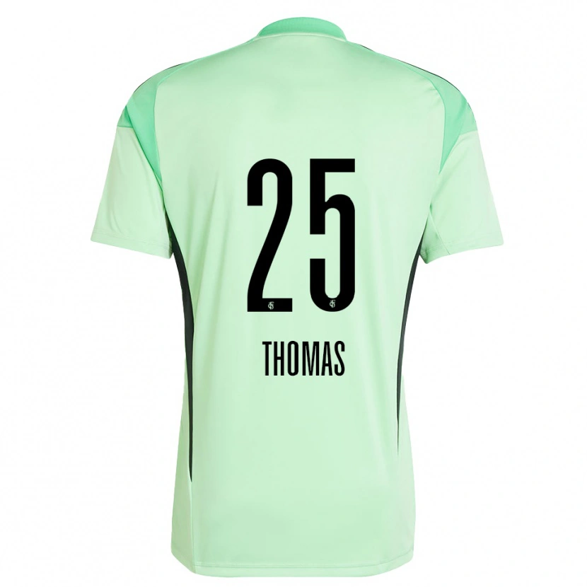 Danxen Børn Jakob Thomas #25 Lysegrøn Sort Målmandstrøje 2025/26 Trøje T-shirt