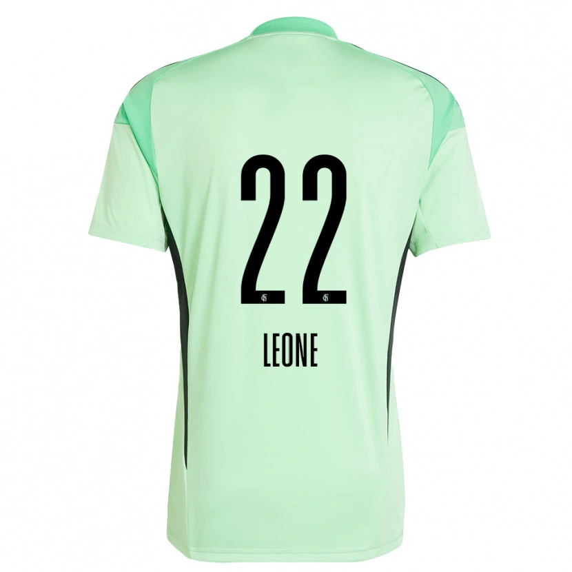 Danxen Børn Vincent Leone #22 Lysegrøn Sort Målmandstrøje 2025/26 Trøje T-shirt