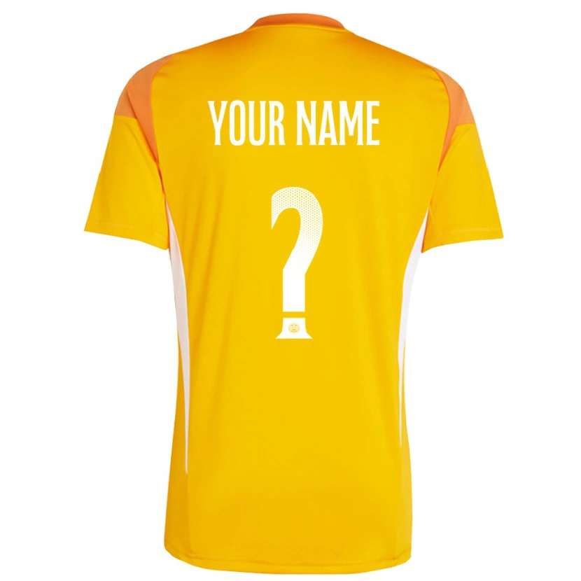 Danxen Børn MSV Duisburg Orange Hvid Målmandstrøje 2025/26 Trøje T-shirt