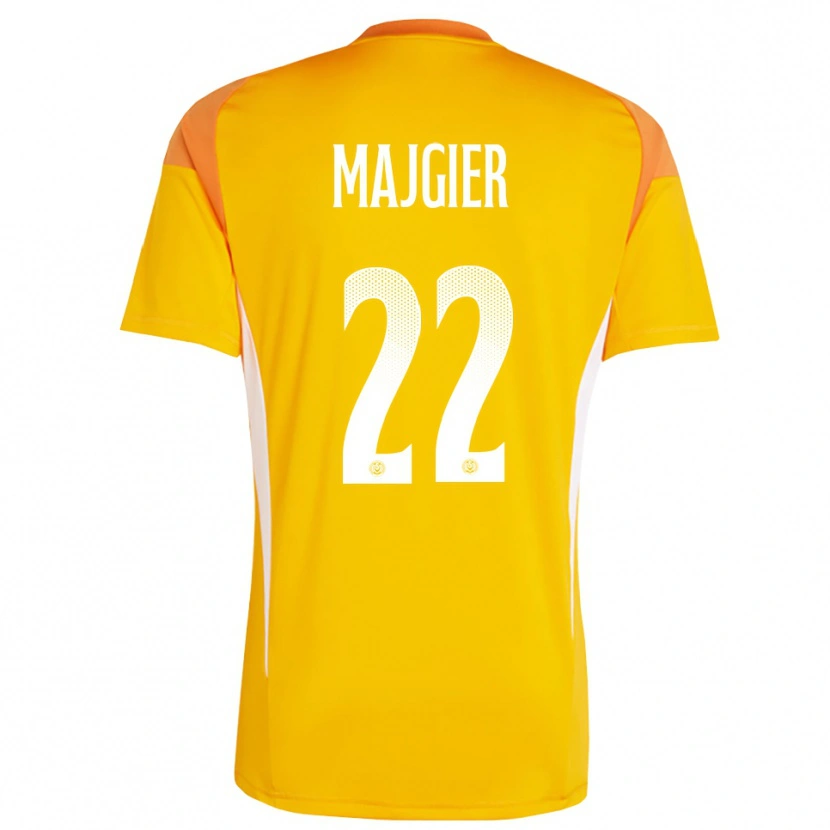 Danxen Børn Philipp Majgier #22 Orange Hvid Målmandstrøje 2025/26 Trøje T-shirt