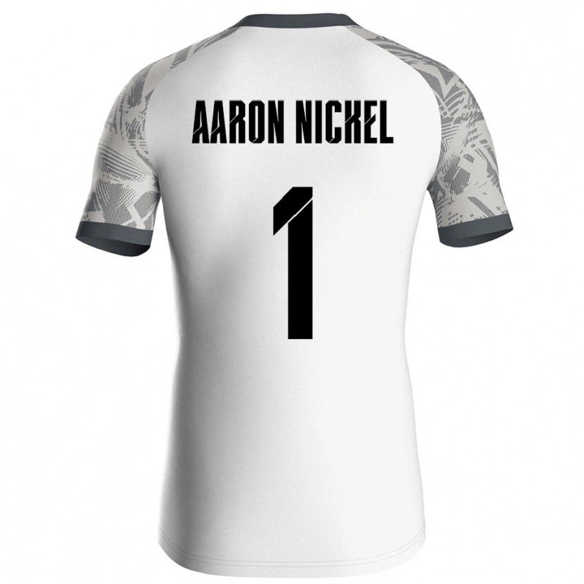 Danxen Børn Arvit Aaron Nickel #1 Grå Hvid Målmandstrøje 2025/26 Trøje T-shirt