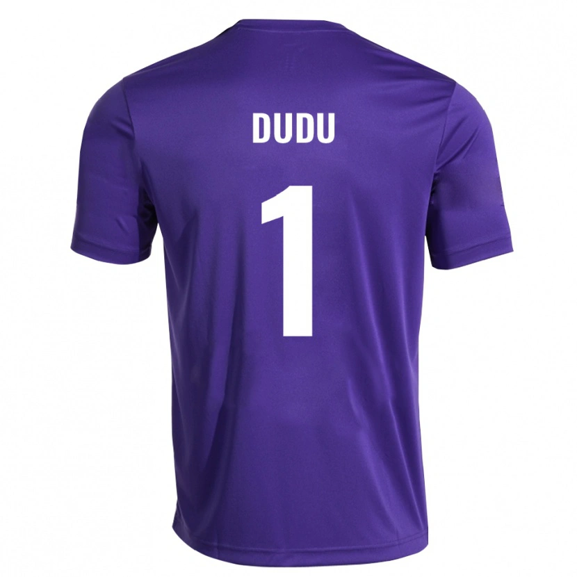 Danxen Børn Dudu #1 Lilla Hvid Målmandstrøje 2025/26 Trøje T-shirt