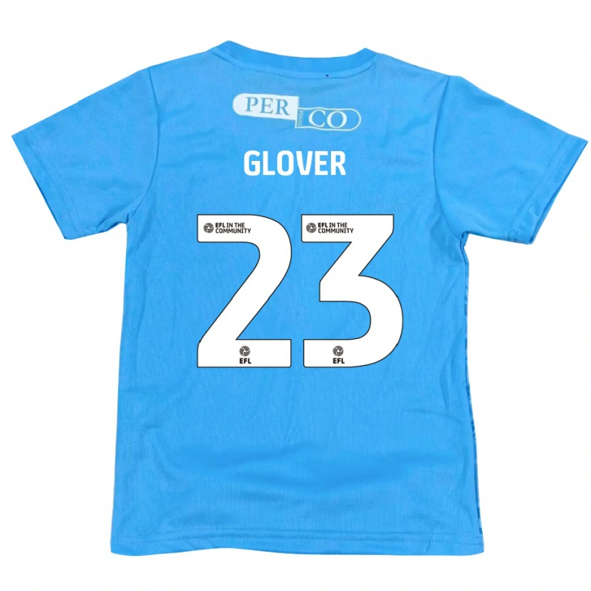 Danxen Børn Tom Glover #23 Blå Hvid Målmandstrøje 2025/26 Trøje T-shirt