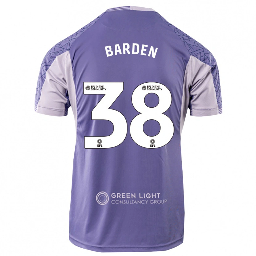 Danxen Børn Daniel Barden #38 Lys Lilla Målmandstrøje 2025/26 Trøje T-shirt