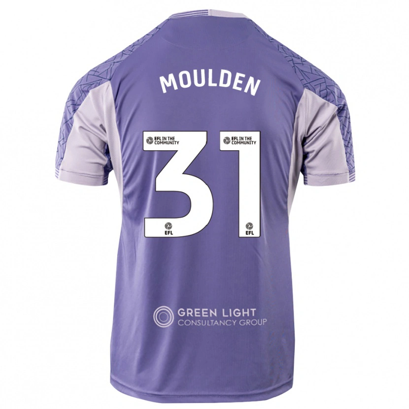 Danxen Børn Louie Moulden #31 Lys Lilla Målmandstrøje 2025/26 Trøje T-shirt
