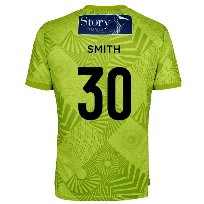 Danxen Børn Jude Smith #30 Gul Grøn Målmandstrøje 2025/26 Trøje T-shirt
