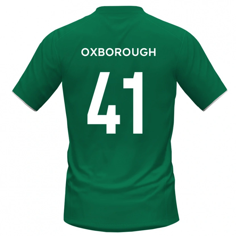 Danxen Børn Ewan Oxborough #41 Grøn Hvid Målmandstrøje 2025/26 Trøje T-shirt