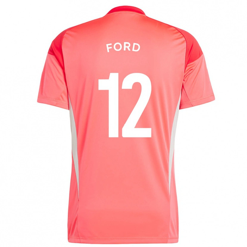 Danxen Børn Nathaniel Ford #12 Orange Rød Målmandstrøje 2025/26 Trøje T-shirt