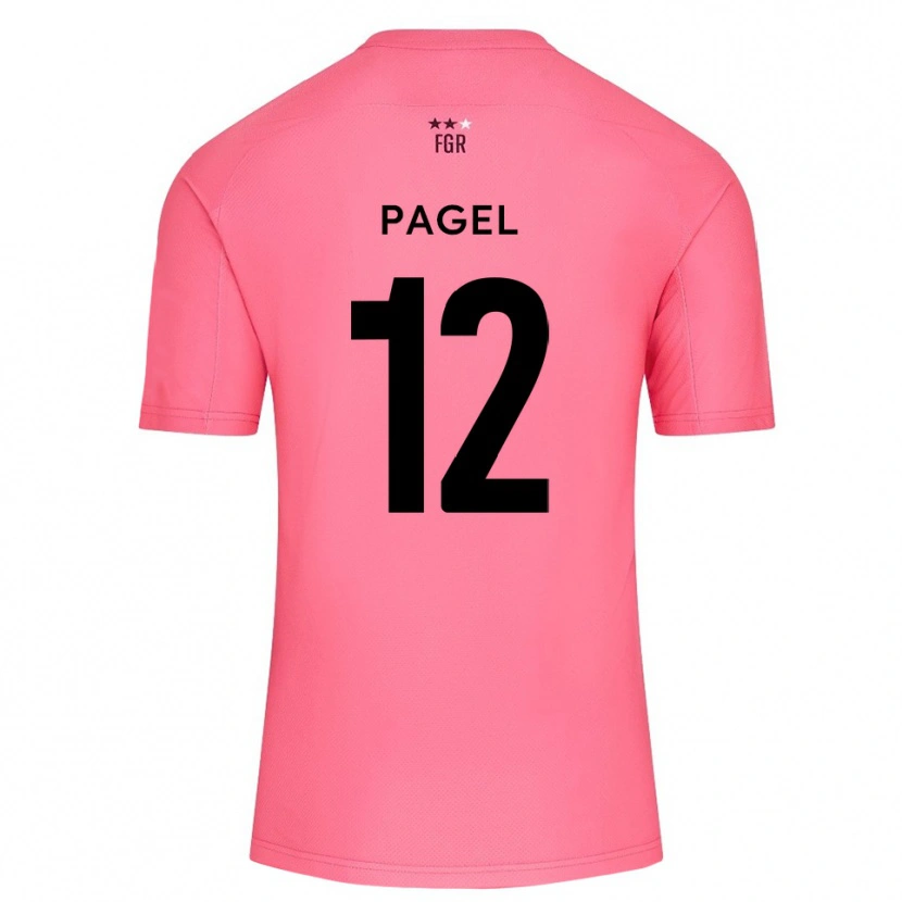 Danxen Børn Fiachra Pagel #12 Kirsebærblomme Pink Målmandstrøje 2025/26 Trøje T-shirt