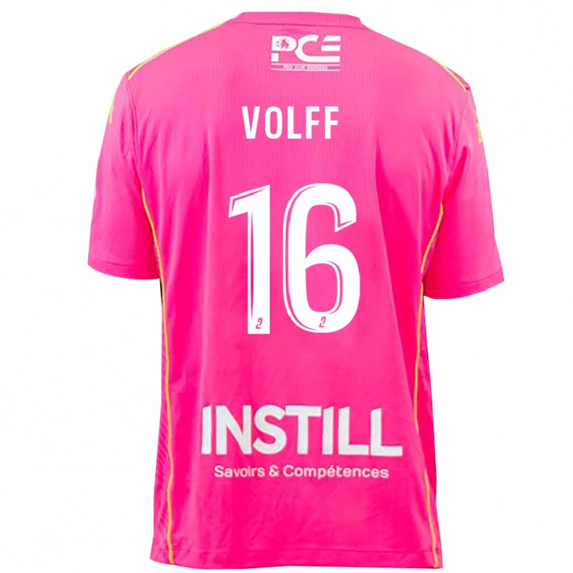 Danxen Børn Émilie Volff #16 Magenta Målmandstrøje 2025/26 Trøje T-shirt