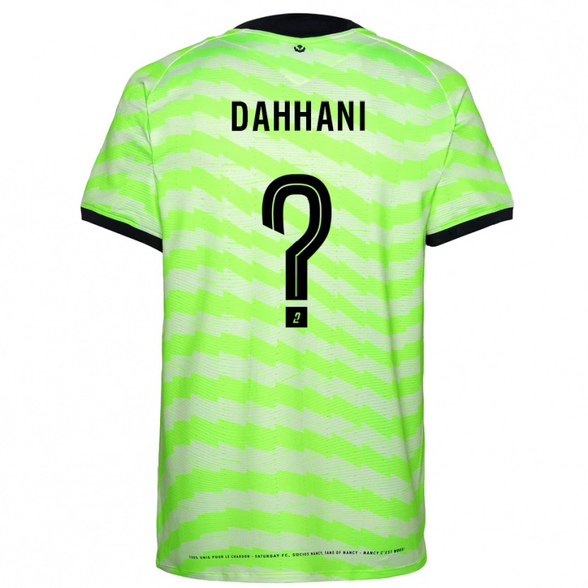 Danxen Børn Yness Dahhani #0 Neon Grøn Målmandstrøje 2025/26 Trøje T-shirt
