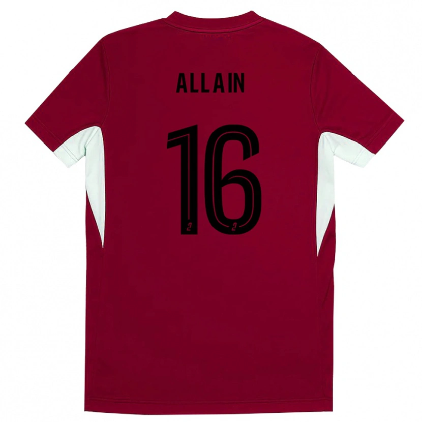 Danxen Børn Bobby Allain #16 Rød Sort Målmandstrøje 2025/26 Trøje T-shirt