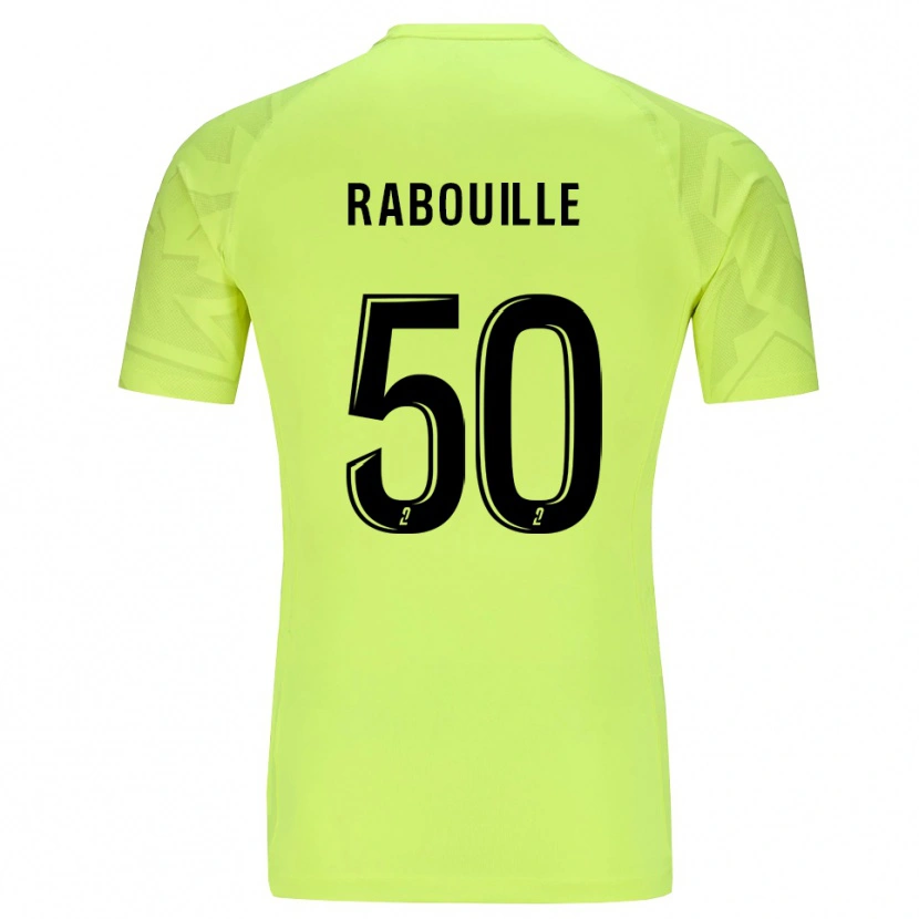 Danxen Børn Valentin Rabouille #50 Neon Grøn Målmandstrøje 2025/26 Trøje T-shirt