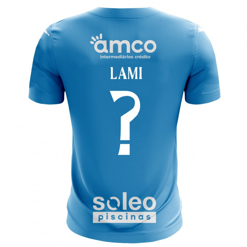 Danxen Børn Dário Lami #0 Blå Hvid Målmandstrøje 2025/26 Trøje T-shirt