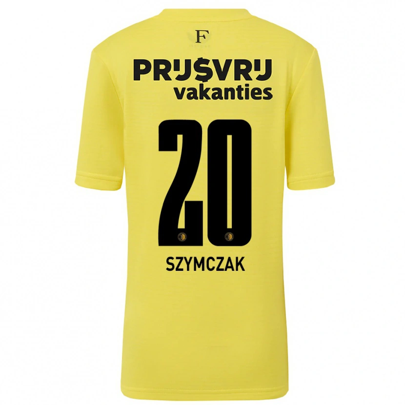Danxen Børn Oliwia Szymczak #20 Gul Sort Målmandstrøje 2025/26 Trøje T-shirt