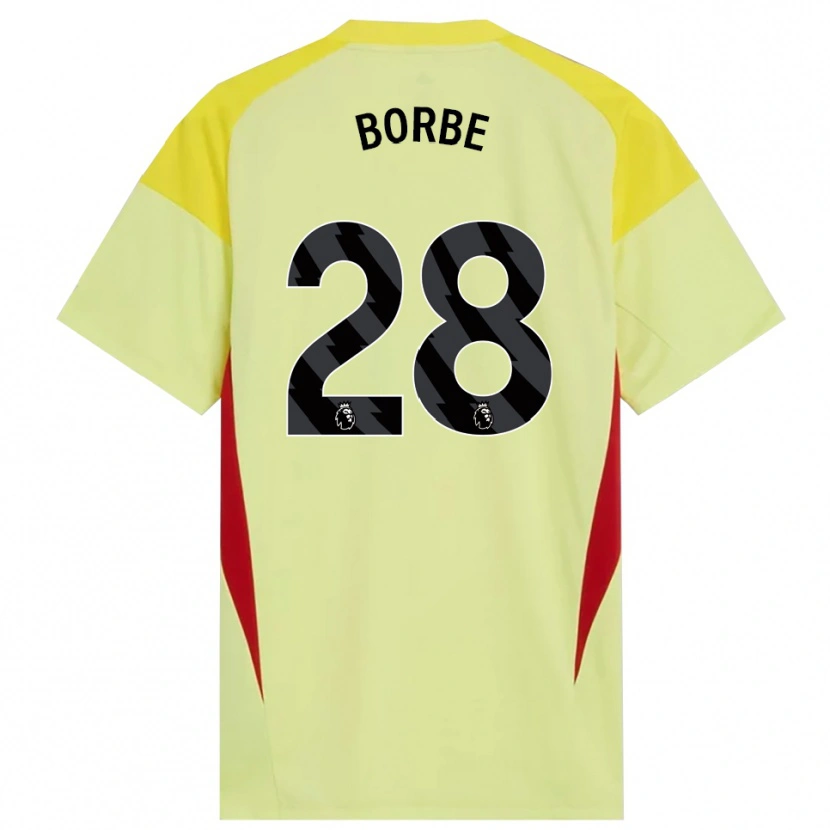 Danxen Børn Anneke Borbe #28 Gul Rød Sort Målmandstrøje 2025/26 Trøje T-shirt
