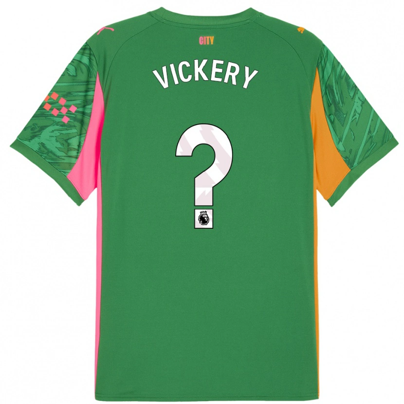 Danxen Børn Ben Vickery #0 Grøn Orange Målmandstrøje 2025/26 Trøje T-shirt
