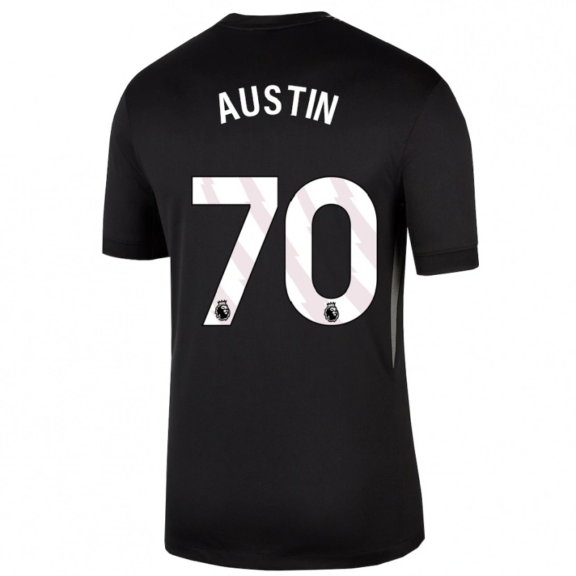 Danxen Børn Jack Austin #70 Sort Hvid Målmandstrøje 2025/26 Trøje T-shirt