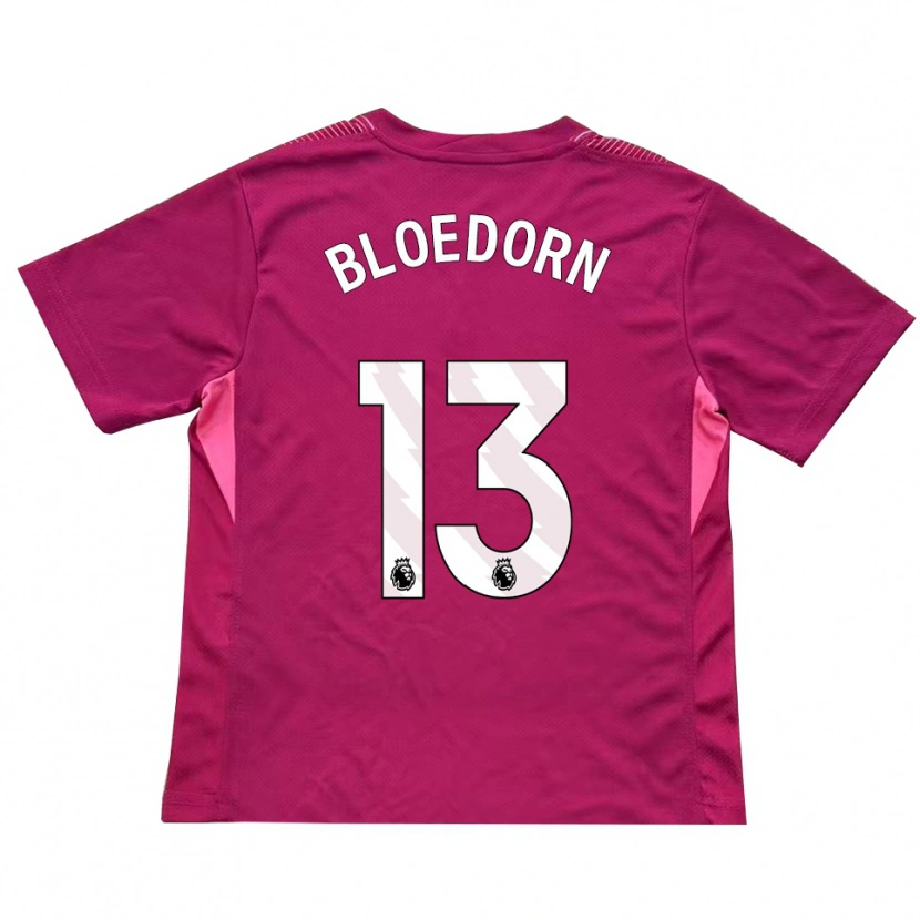 Danxen Børn Carey Bloedorn #13 Rose Hvid Målmandstrøje 2025/26 Trøje T-shirt