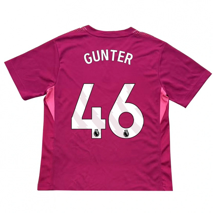 Danxen Børn Luca Gunter #46 Rose Hvid Målmandstrøje 2025/26 Trøje T-shirt