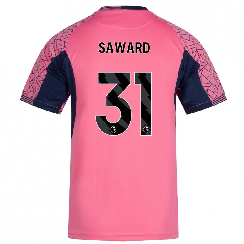 Danxen Børn Sammie Saward #31 Pink Sort Målmandstrøje 2025/26 Trøje T-shirt