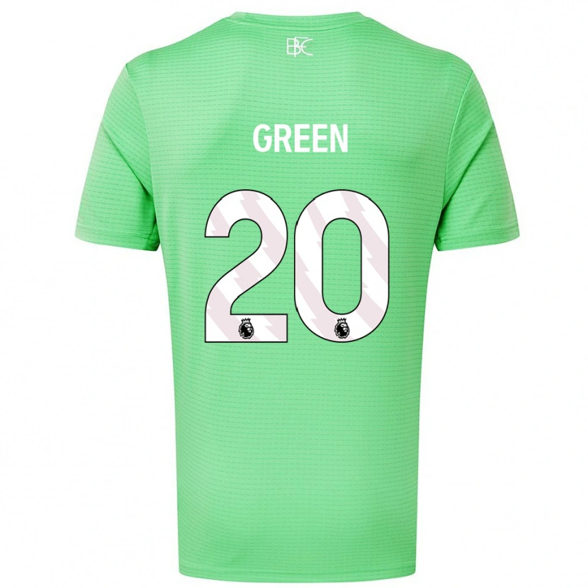 Danxen Børn Etienne Green #20 Medium Grøn Målmandstrøje 2025/26 Trøje T-shirt