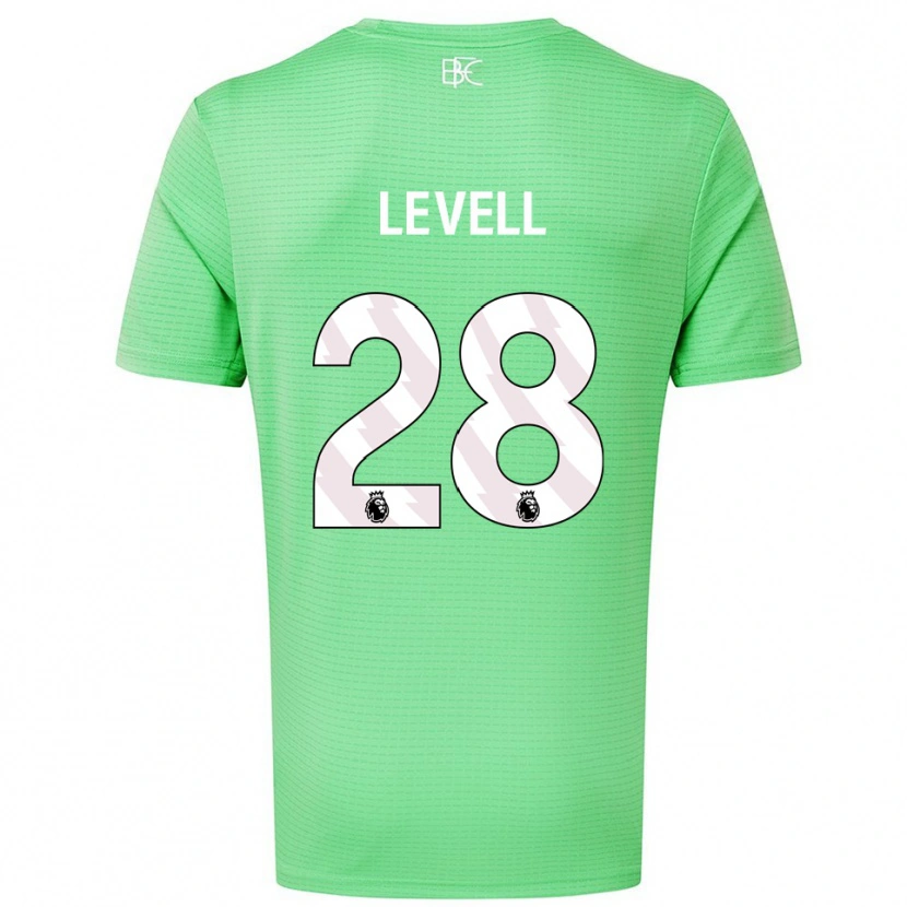 Danxen Børn Kirstie Levell #28 Medium Grøn Målmandstrøje 2025/26 Trøje T-shirt