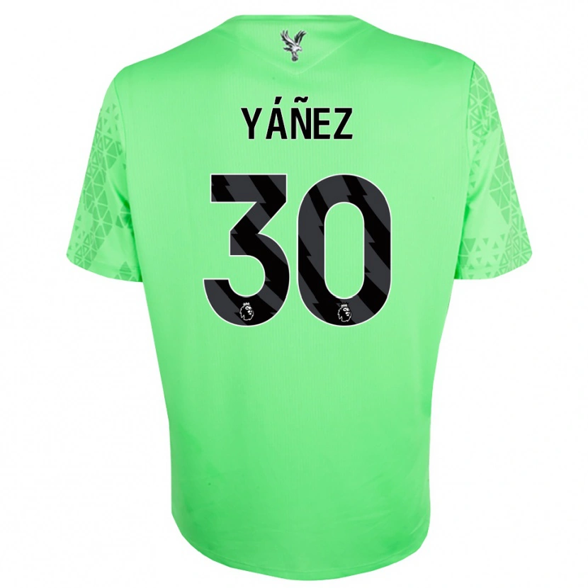 Danxen Børn Shae Yáñez #30 Grøn Sort Målmandstrøje 2025/26 Trøje T-shirt