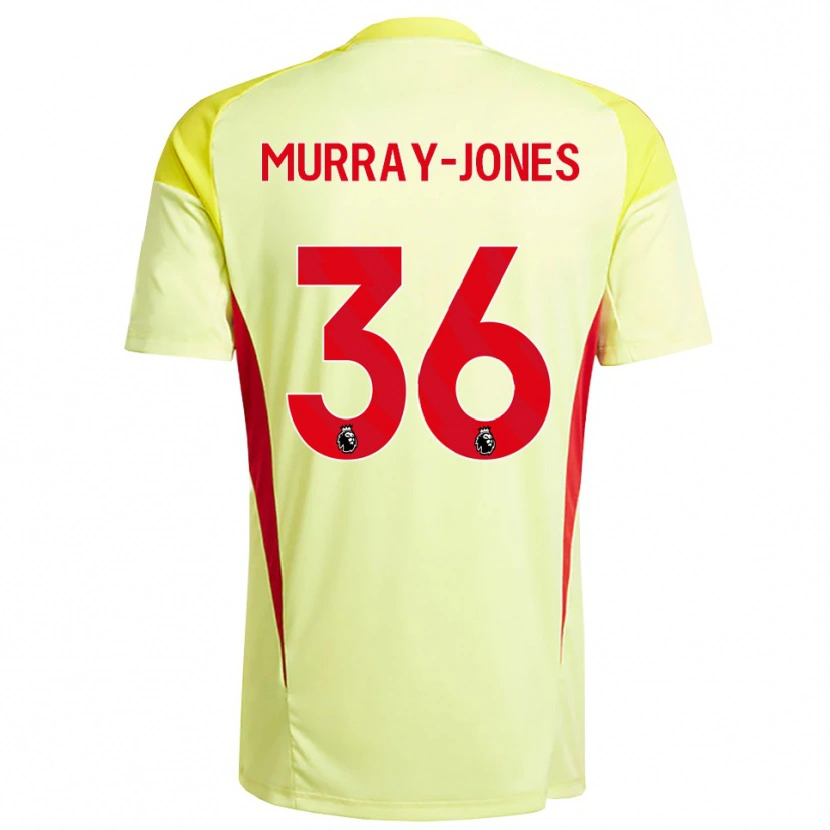 Danxen Børn George Murray-Jones #36 Lysegul Orange Målmandstrøje 2025/26 Trøje T-shirt