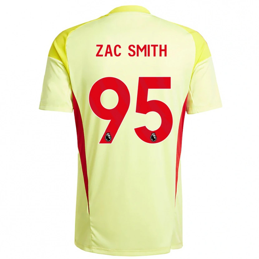 Danxen Børn Zac Smith #95 Lysegul Orange Målmandstrøje 2025/26 Trøje T-shirt