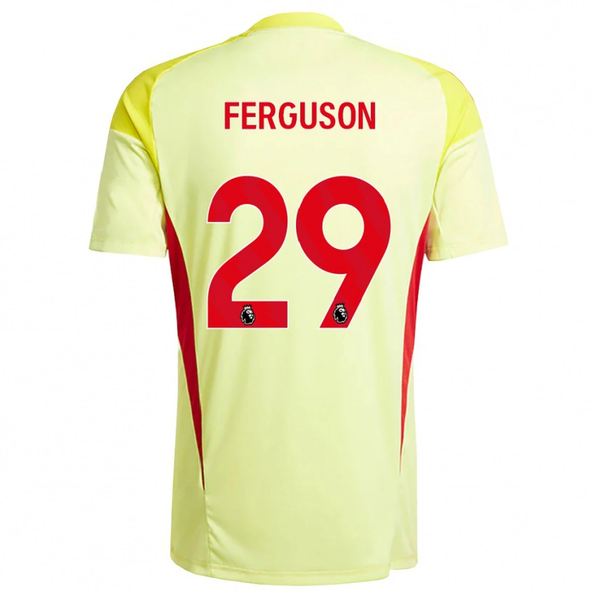 Danxen Børn Georgie Ferguson #29 Lysegul Orange Målmandstrøje 2025/26 Trøje T-shirt