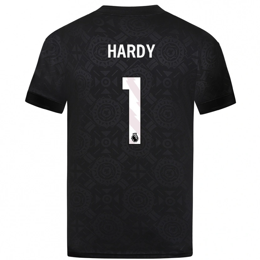 Danxen Børn George Hardy #1 Sort Hvid Målmandstrøje 2025/26 Trøje T-shirt