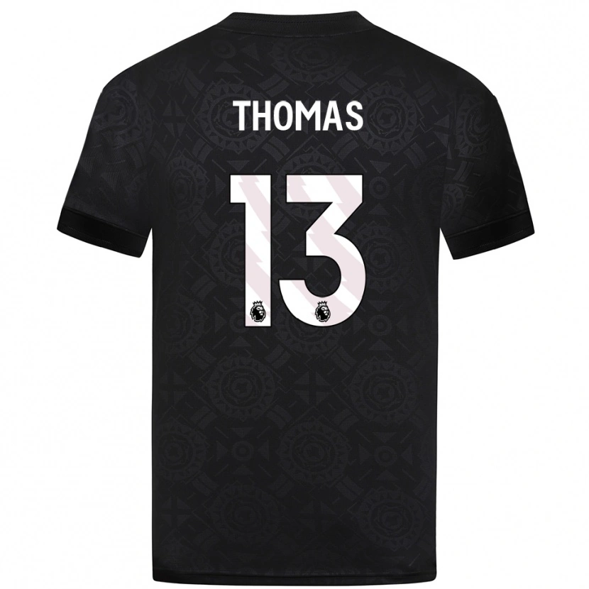 Danxen Børn Bec Thomas #13 Sort Hvid Målmandstrøje 2025/26 Trøje T-shirt