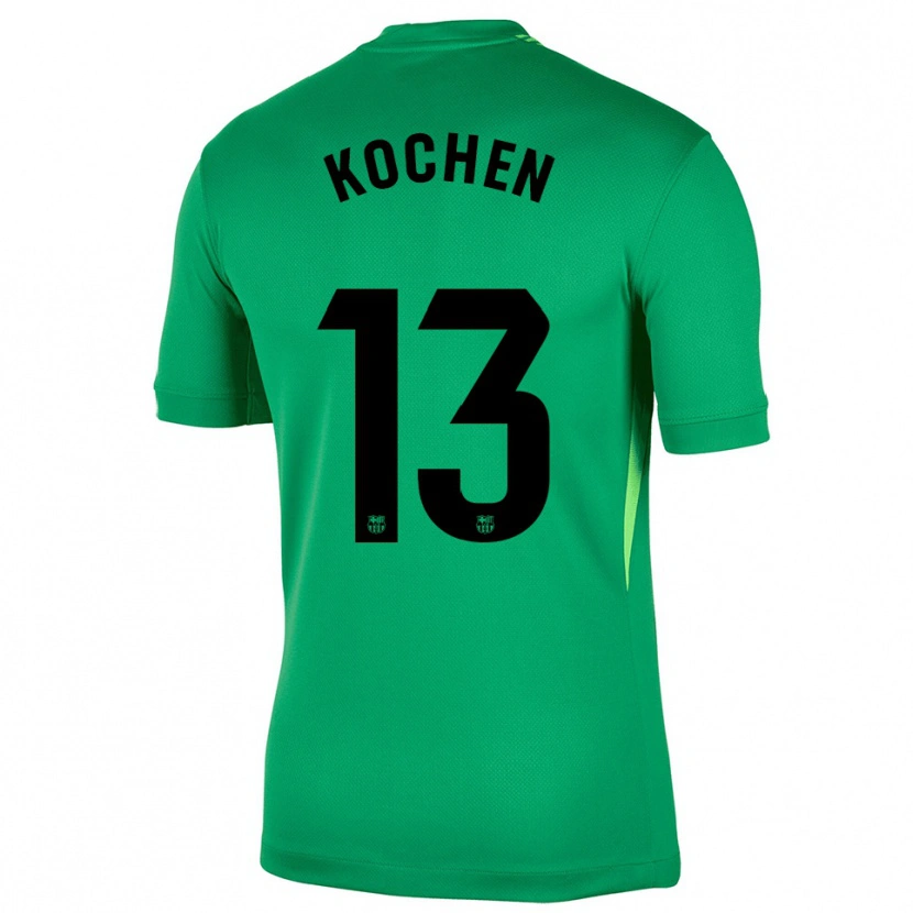 Danxen Børn Diego Kochen #13 Grøn Sort Målmandstrøje 2025/26 Trøje T-shirt